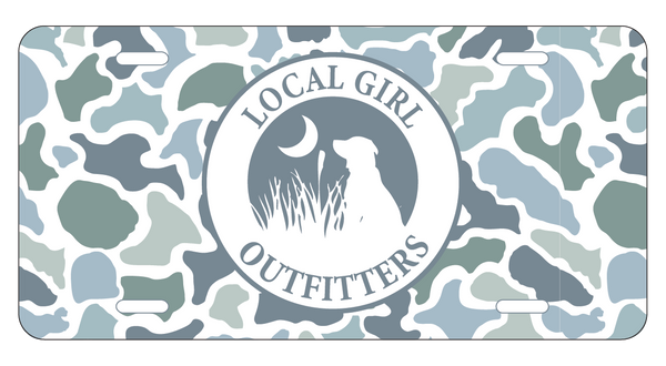 Local Girl License Plate - Localflage Coast - L5210001-LCC