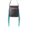 Myra Tassles of ocean Leather & Hairon Bag - S-4704