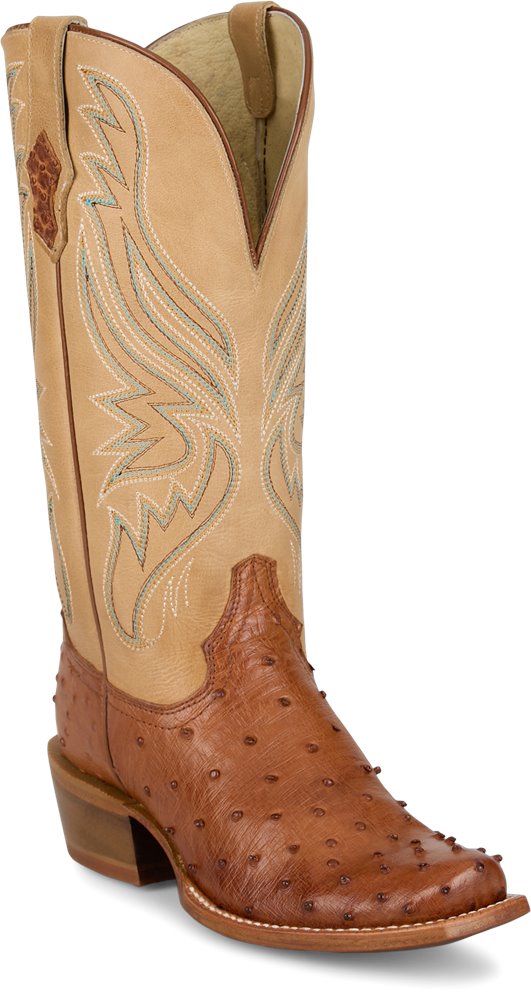 Tony Lama Women's Zaire Cognac Sand Cowhide - SA6115