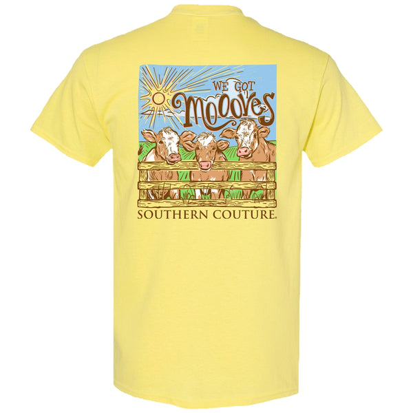 Southern Couture We Got the Moooves TShirt-SC1290CK