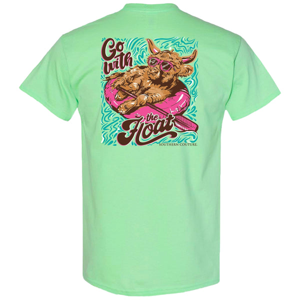 Couture Tee Company Classic Go With The Float - Mint Green - SC1413MG