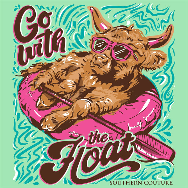 Couture Tee Company Classic Go With The Float - Mint Green - SC1413MG