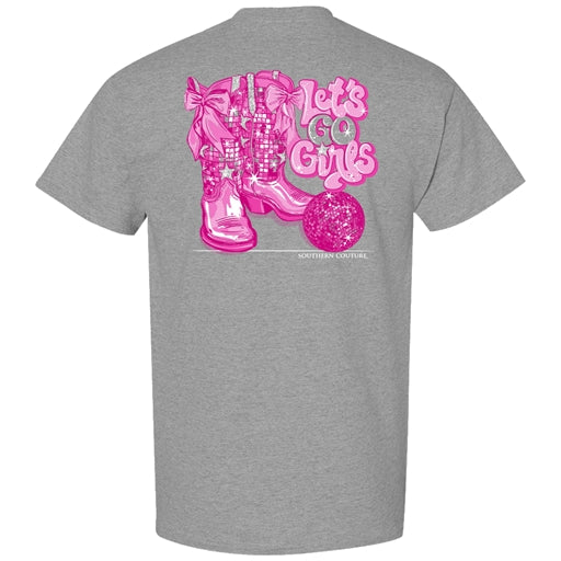 Couture Tee Company Classic Let's Go Girls - Sport Grey - SC117SPG