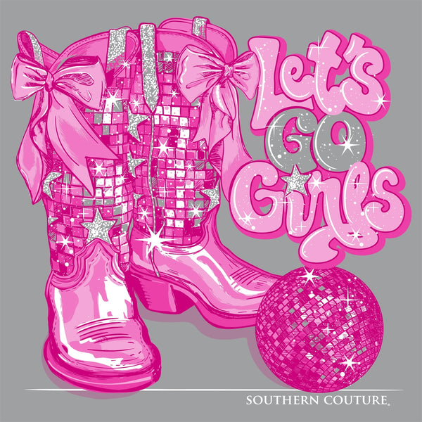 Couture Tee Company Classic Let's Go Girls - Sport Grey - SC117SPG