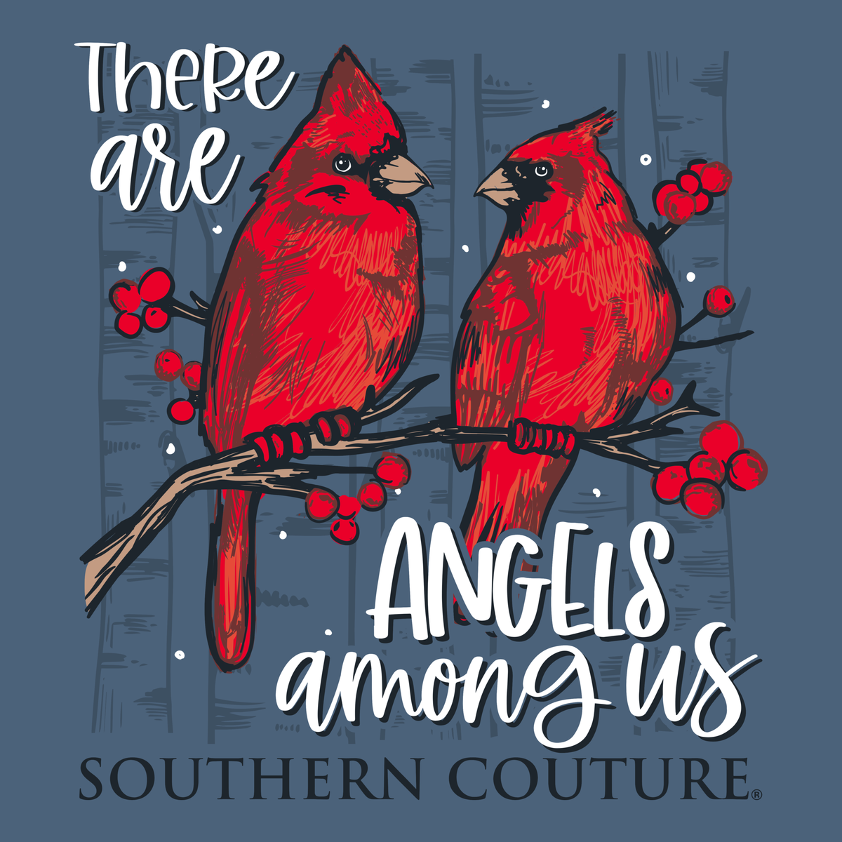 Couture Tee Company Classic Angels Among Us - Indigo Blue - SC908IN