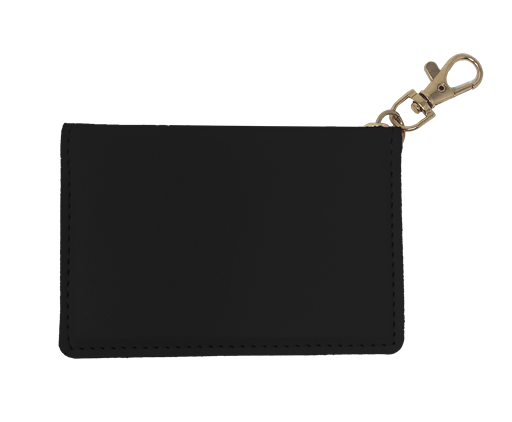 Couture Tee Company Faux Leather ID Wallet Black-SCAID44