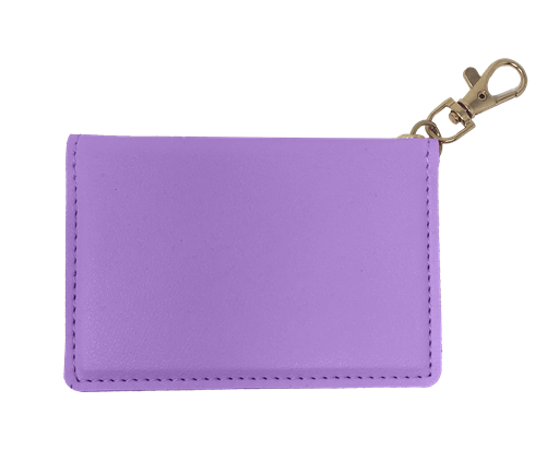 Couture Tee Company Faux Leather ID Wallet - Purple - SCAID81
