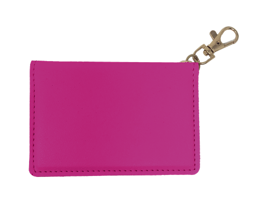Couture Tee Company Faux Leather ID Wallet Hot Pink-SCAID89