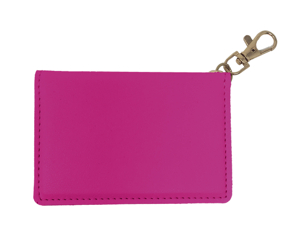 Couture Tee Company Faux Leather ID Wallet- Hot Pink SCAID89