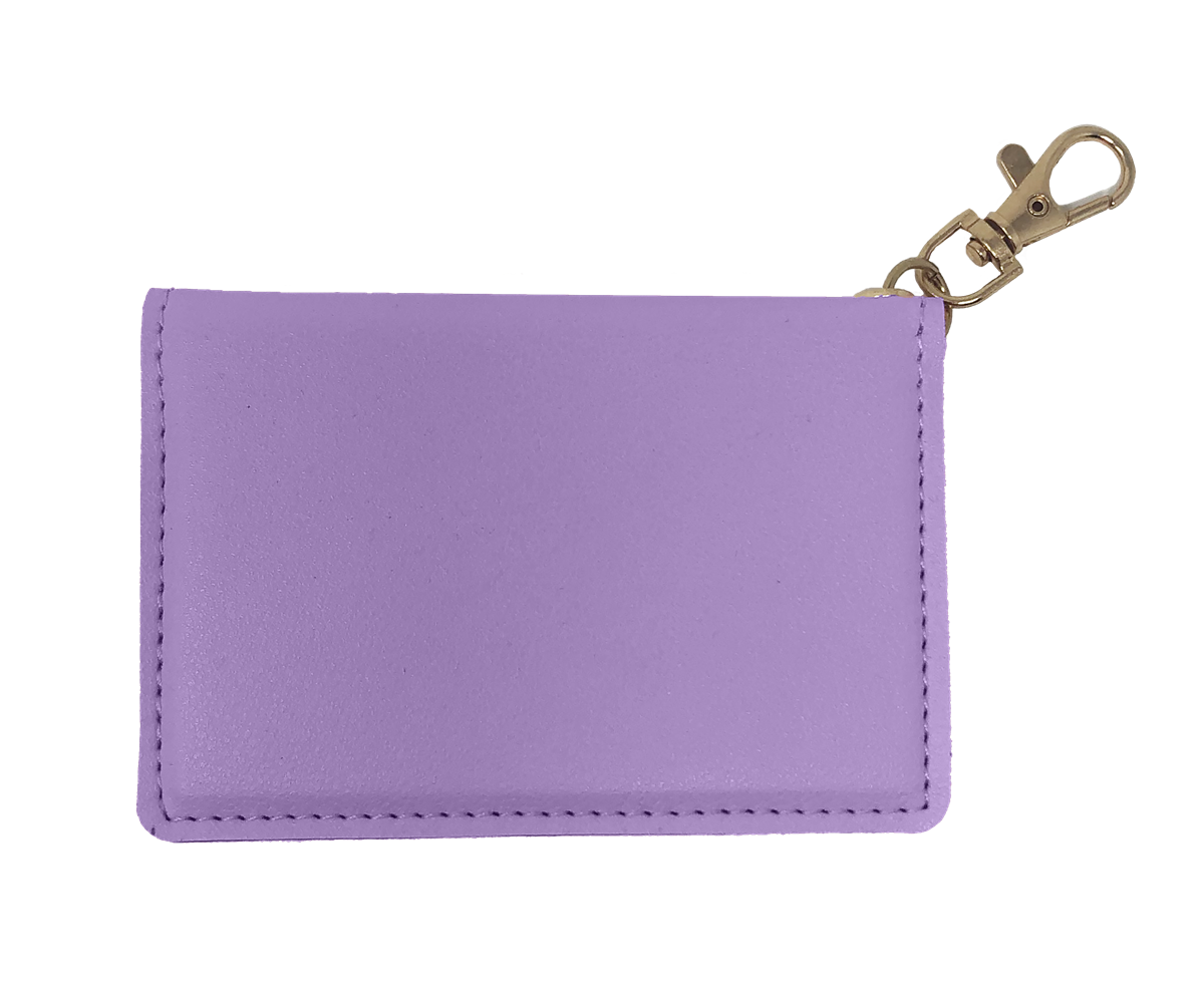 Couture Tee Company Faux Leather ID Wallet Lavender SCAID90
