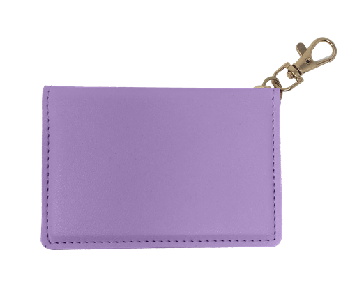 Couture Tee Company Faux Leather ID Wallet Lavender-SCAID90