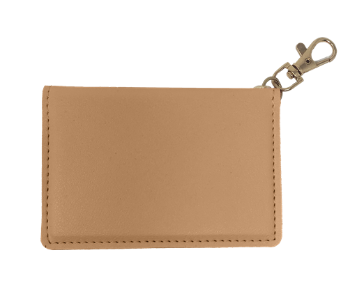Couture Tee Company Faux Leather ID Wallet Tan SCAID92