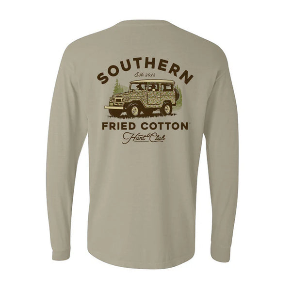 Southern Fried Cotton Long Sleeve Camo Cruiser - Sandstone - SFM32213