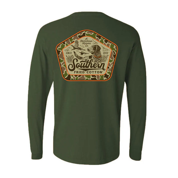 Southern Fried Cotton Long Sleeve In the Tall Grass - Hemp - SFM32215