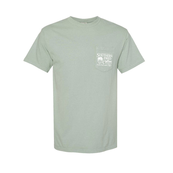 Southern Fried Cotton Old School Camo Badge Bay-SFM12223