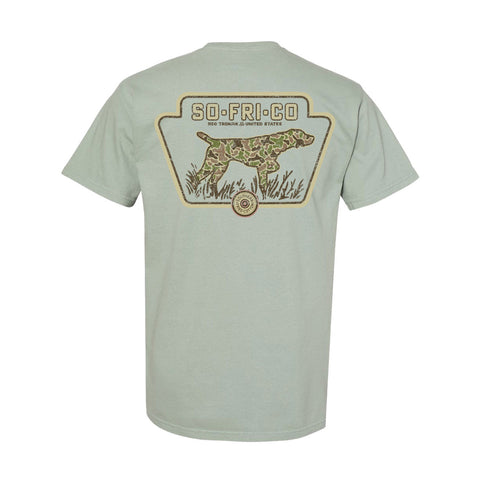 Southern Fried Cotton Old School Camo Badge Bay-SFM12223