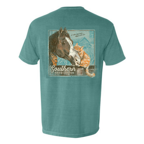 Southern Fried Cotton Seafoam Milo and Otis-SFM12226
