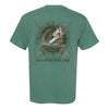 Southern Fried Cotton Light Green Bass Hunter TShirt-SFM12294