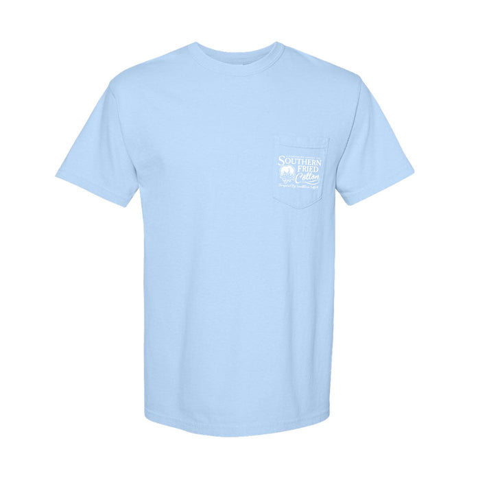 Southern Fried Cotton Hydrangea Peace Love and Cowboys TShirt-SFM12297