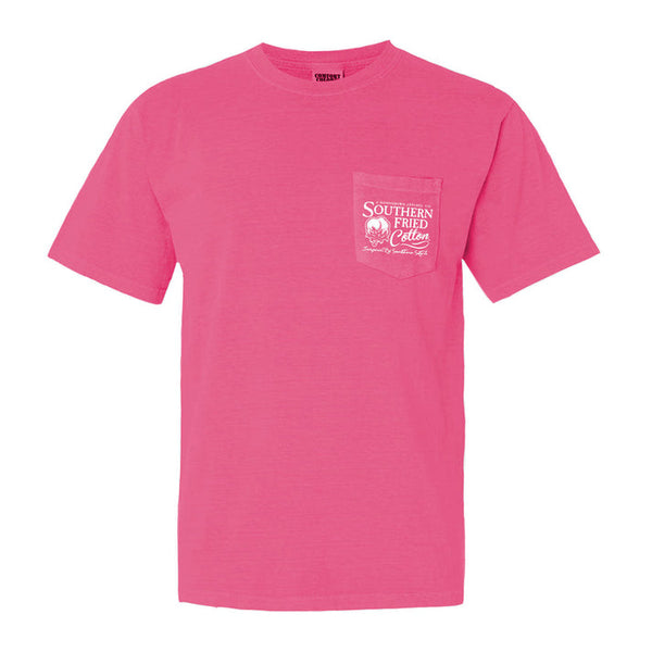 Southern Fried Cotton Crunchberry Magnolia Cross TShirt-SFM12299