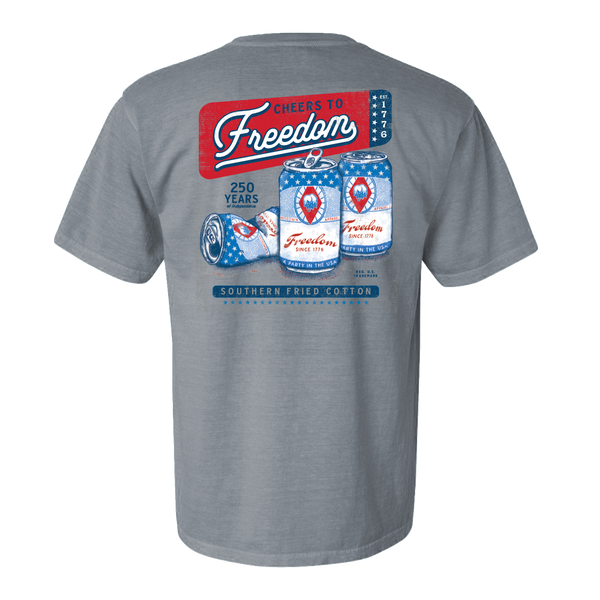 Southern Fried Cheers to Freedom - Granite - SFM12351