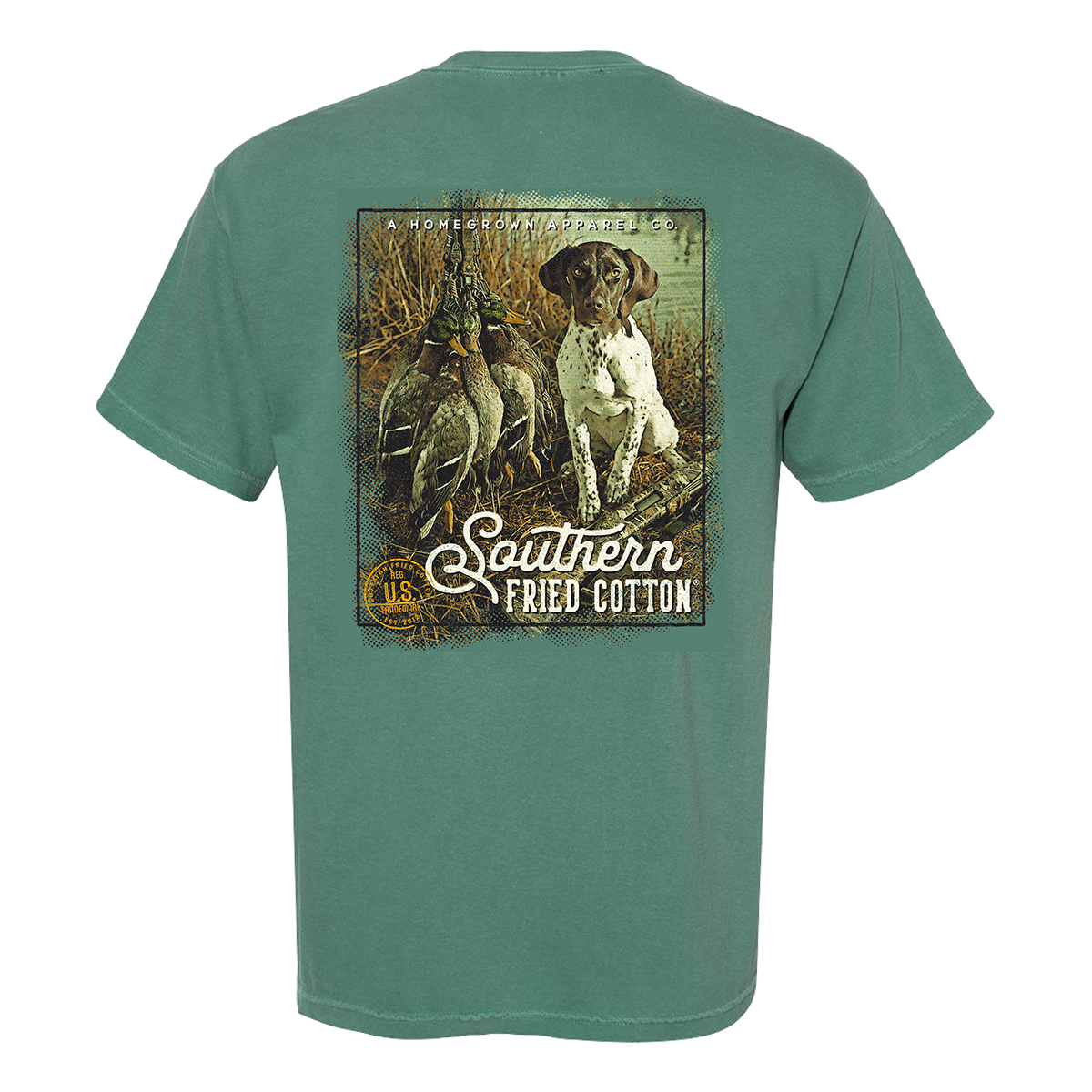 Southern Fried Cotton Juniper TShirt-SFM12376
