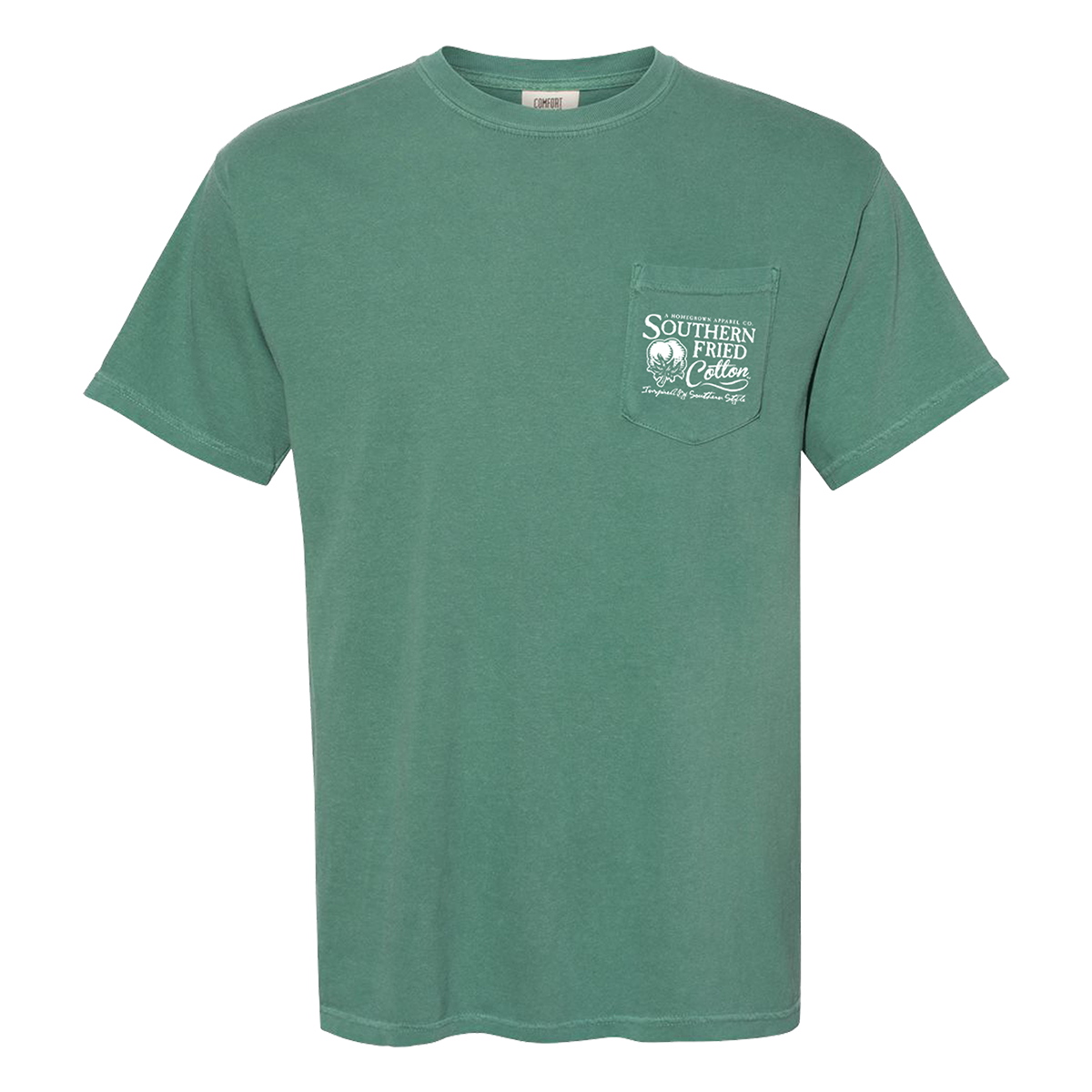 Southern Fried Cotton Juniper TShirt-SFM12376