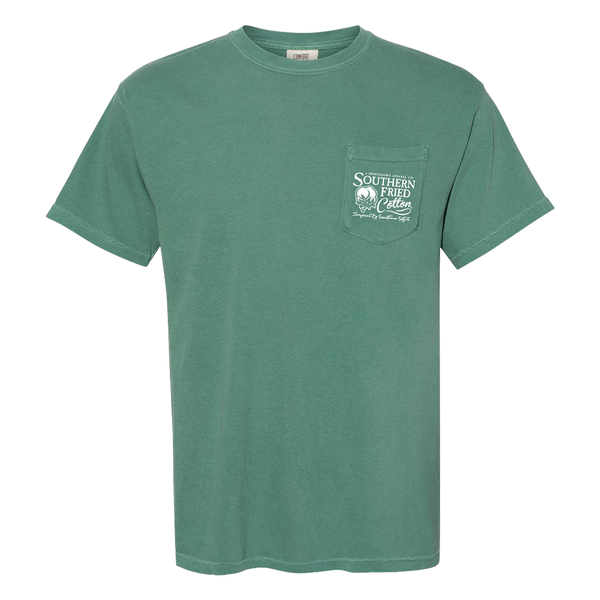Southern Fried Cotton Juniper TShirt-SFM12376