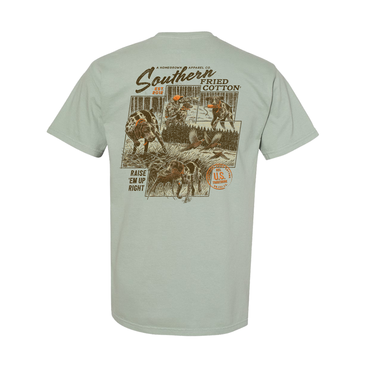 Southern Fried Cotton Raise Em Right TShirt-SFM12381