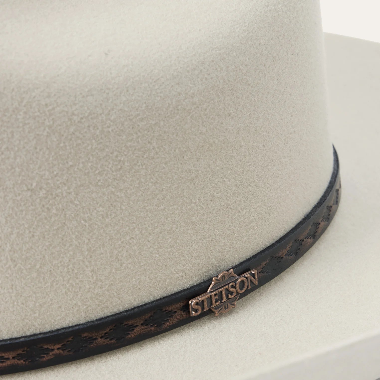Stetson Medalist Silver Grey Cowboy Hat