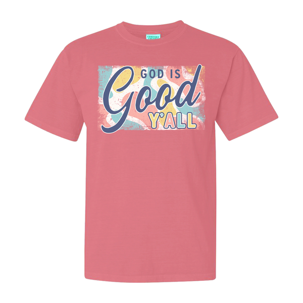 Southern Fried Cotton God Is Good Ya'll T-Shirt SFRN1109