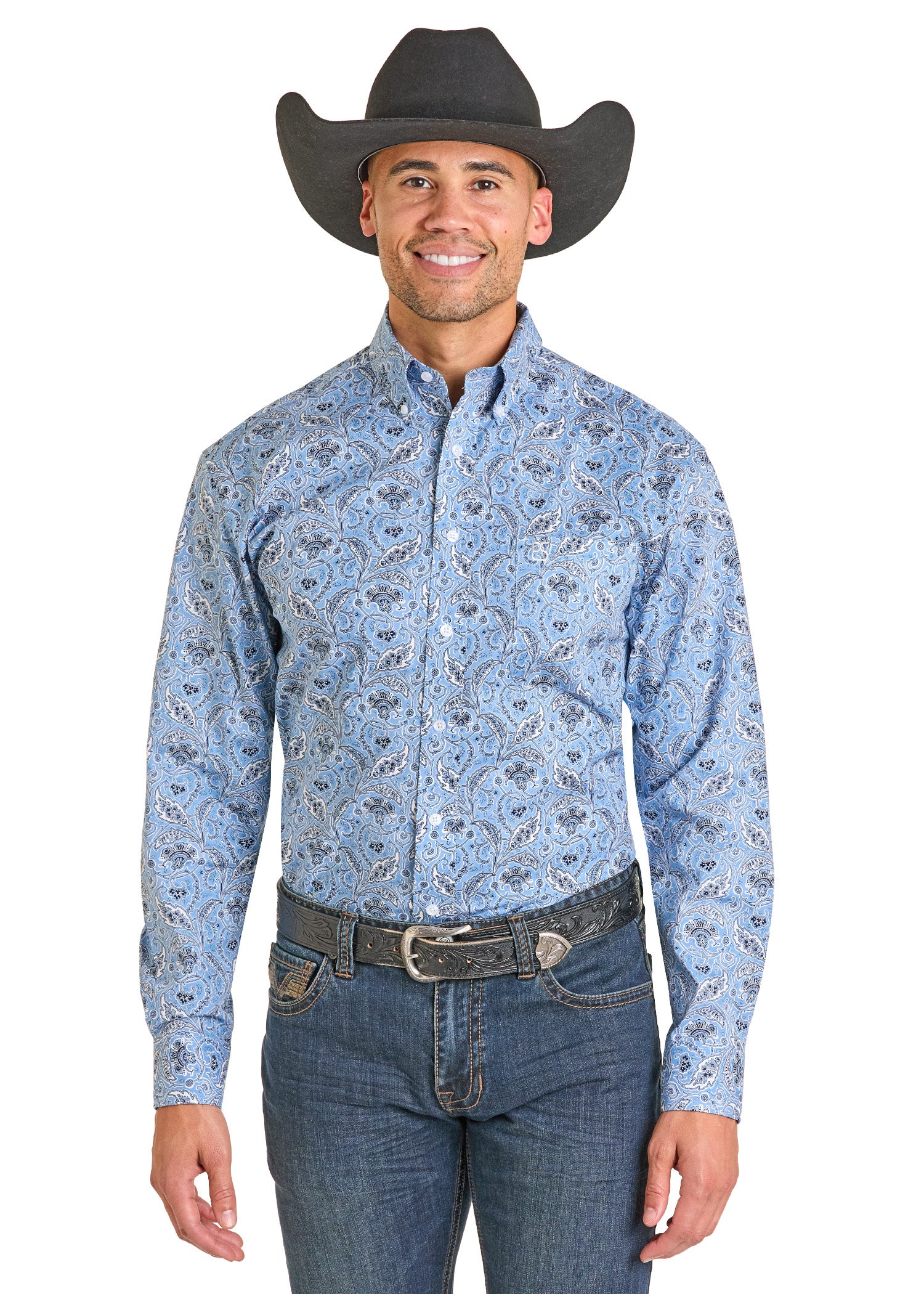 Men's LS Button Down - SMB2S07401