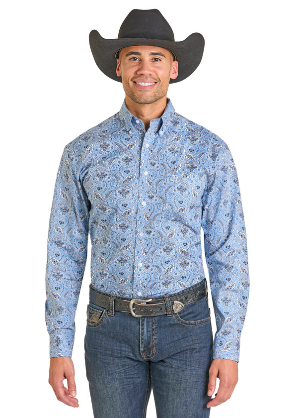 Men's LS Button Down - SMB2S07401