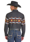 Men's Panhandle Slim Aztec Border LS Snap - SMN2S07385