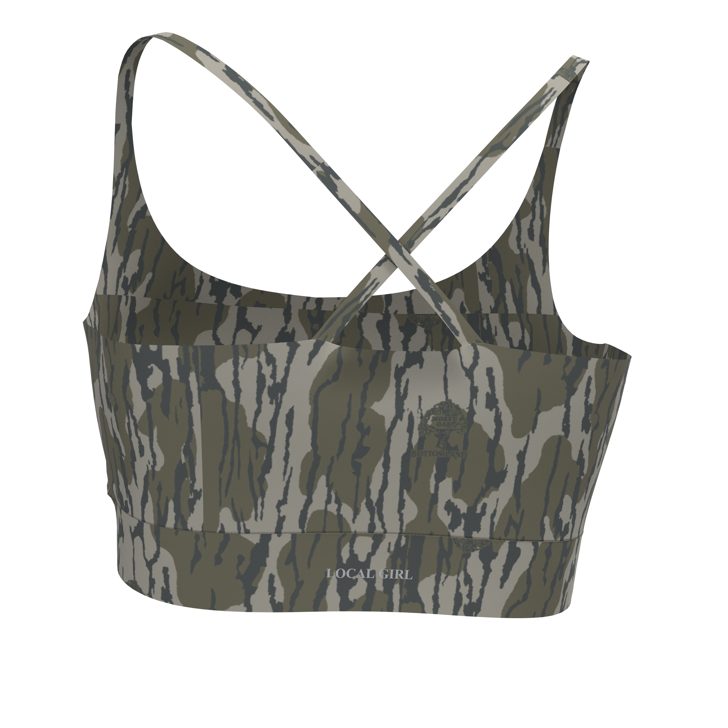Local Girl Outfitters Ladies Sports Bra - Original Bottomland - L5140002-OBLD