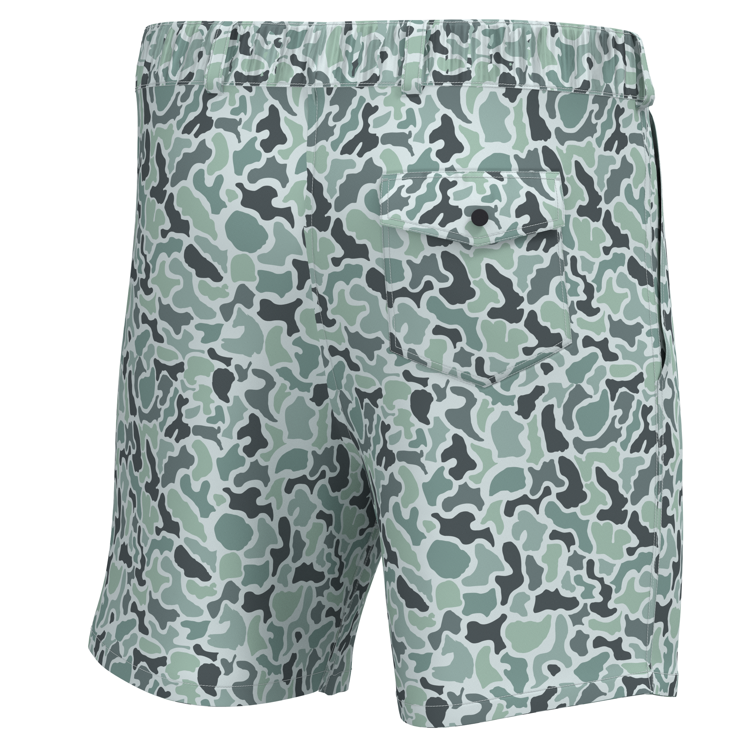 Local Boy Outfitters Volley Shorts - Localflage Lagoon - L1600002-LCL