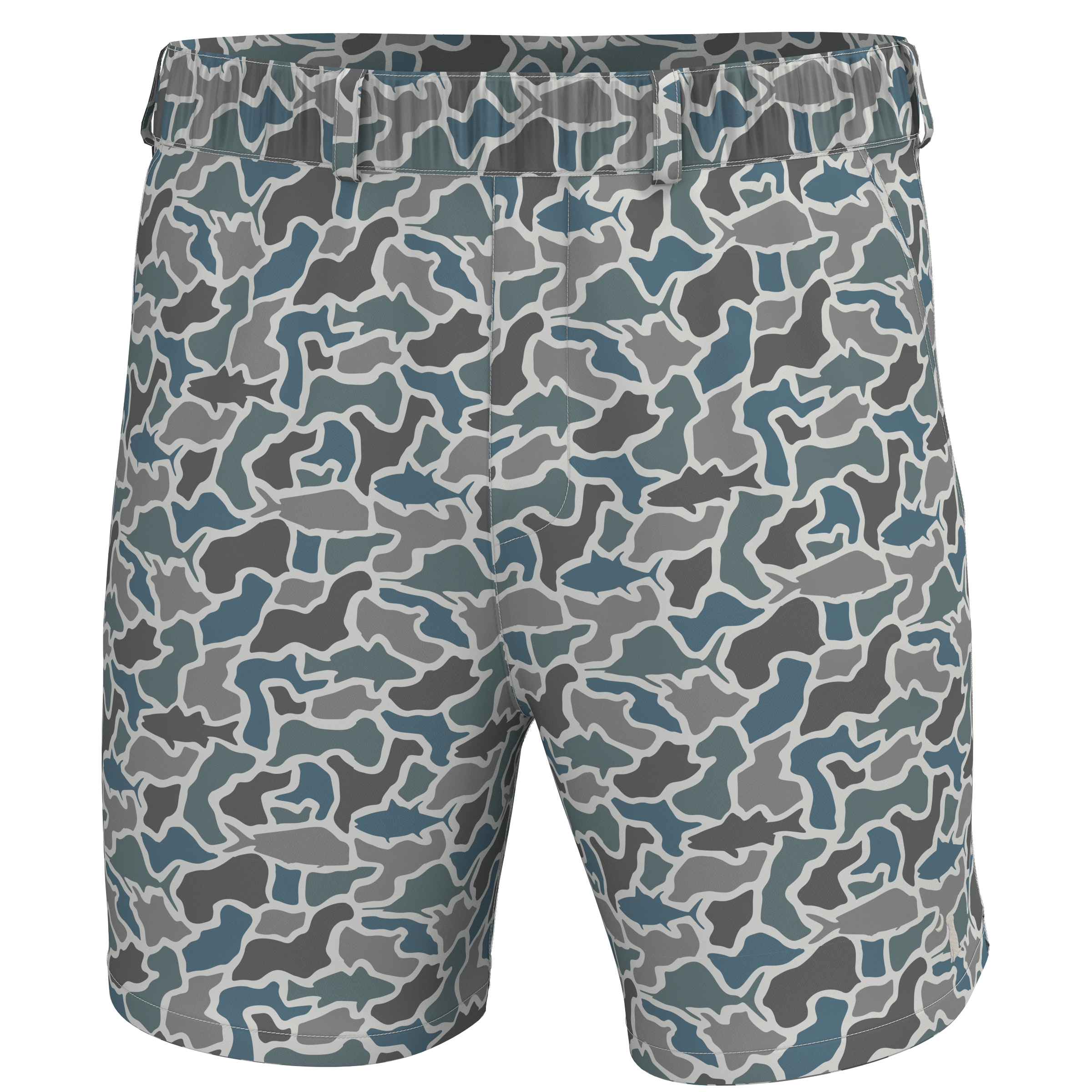 Local Boy Outfitters Volley Shorts - Fish Camo - L1600002-FCM