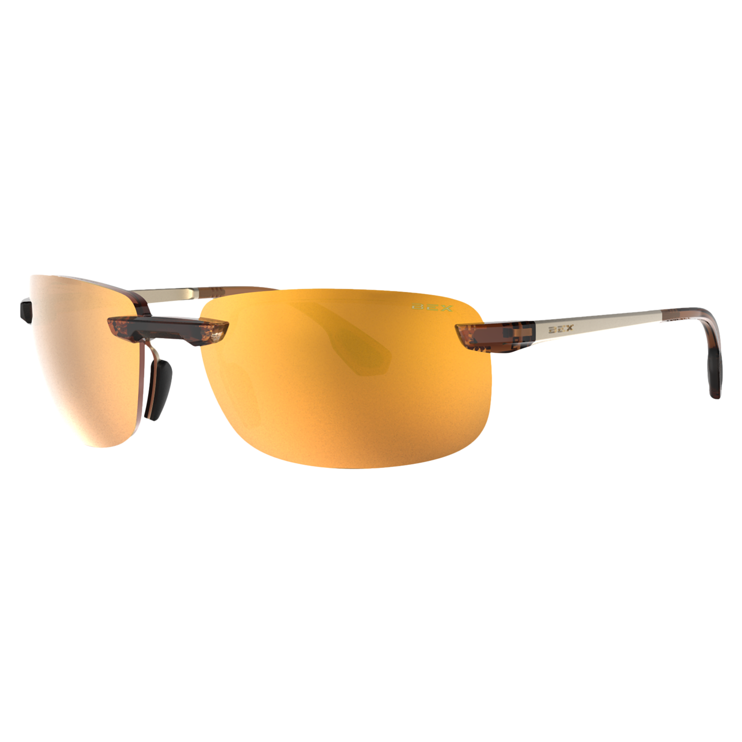 Bex Ripley Gold Brown Gold Hybrid Sunglasses-S141GBG