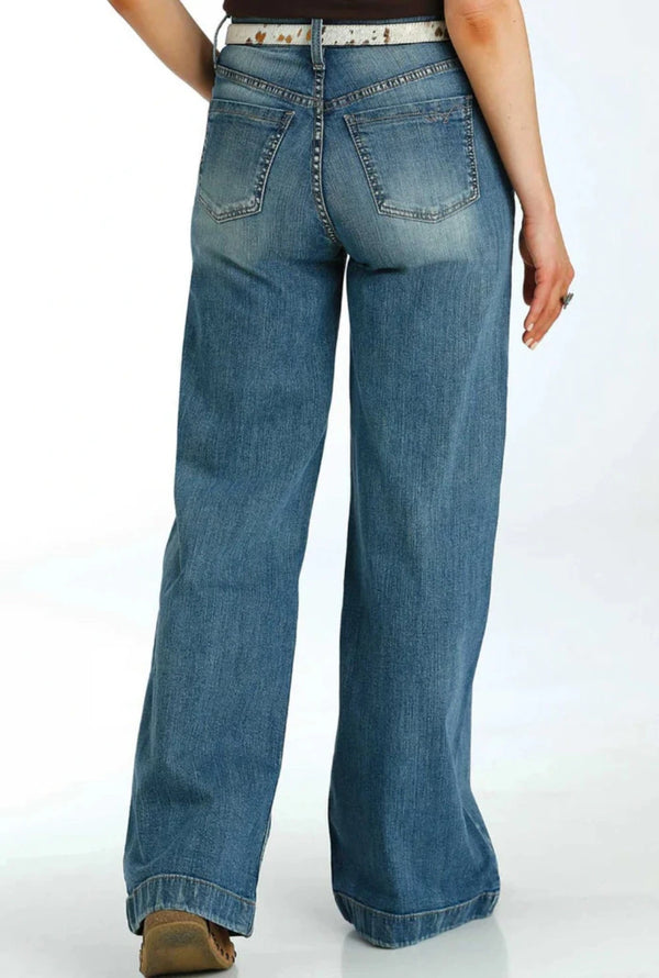 Cruel Girl Denim Ladies Skylar Wide Leg Jeans CB73554001