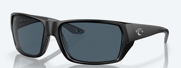 Costa Tailfin Sunglasses Matte Black W/ Gray 06S9113