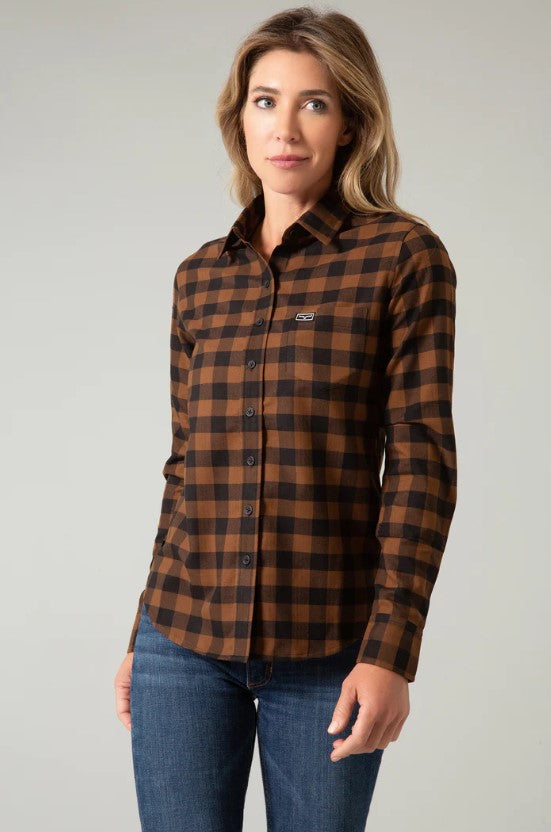 Kimes Ranch Ladies Garrion Flannel Shirt