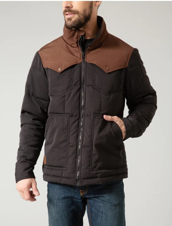 Kimes Ranch Men's Cold Jacket Brown and Black