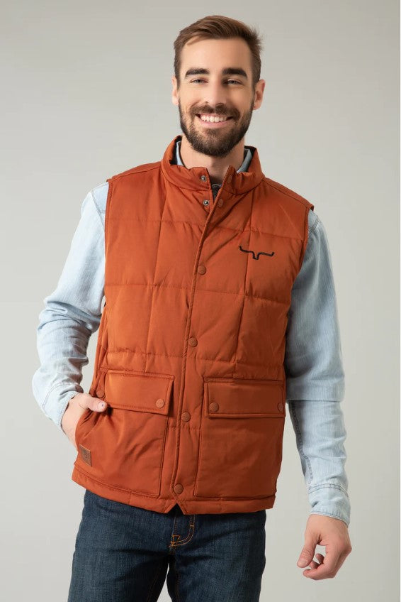 Kimes Ranch Men's Rustic Brown Dakota Vest