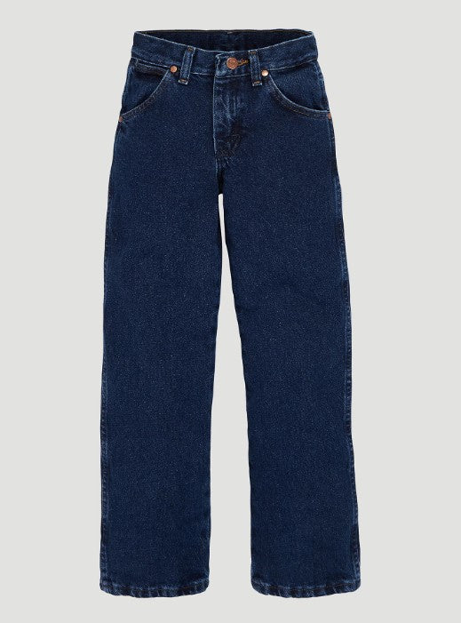 Boy's Wrangler® Cowboy Cut® Original Fit Jean (4-7) in Dark Indigo-13MWJDI