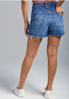 Wrangler Ladies Retro Bailey High Rise Cut Off Shorts in Samantha-112344625