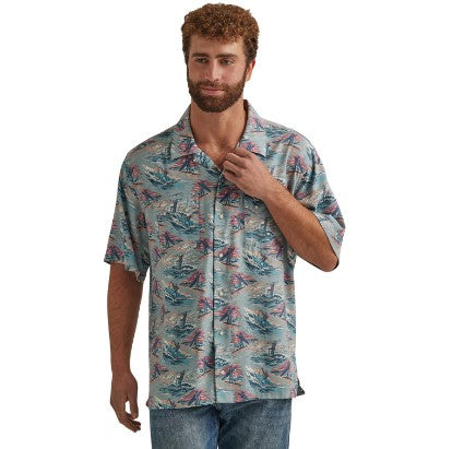 Wrangler Men's Coconut Cowboy Short Sleeve-112344427