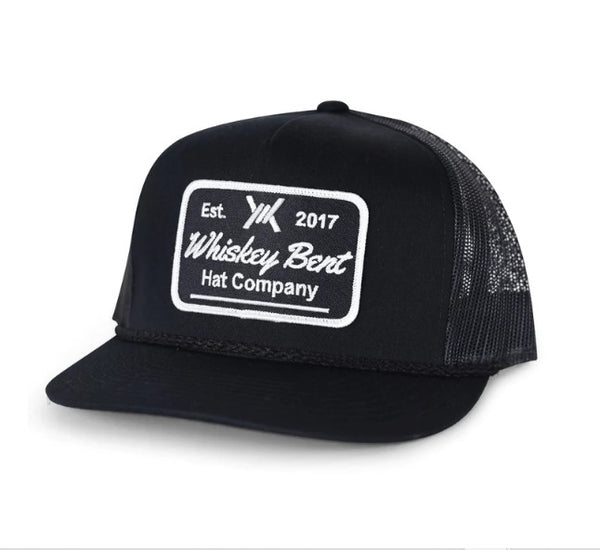 Whiskey Bent Hat Co. Black Top Ball Cap WBHCBlackTop