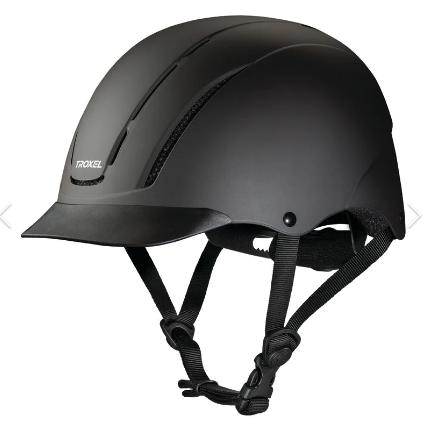 Troxel Spirit Riding Helmet - Black Duratec -04-551