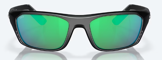 Costa Whitetip Pro Matte Black W/Green Mirror 580G Sunglasses 06S9115