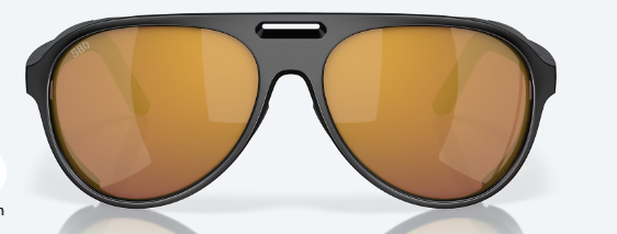 Costa Grand Catalina Matte Black W/Gold Mirror 580G Sunglasses 06S9117